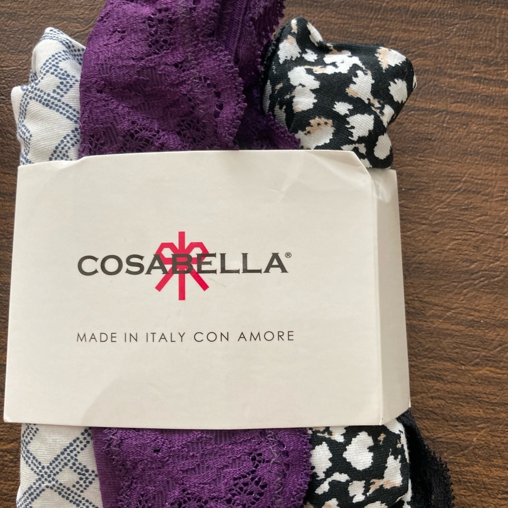 Cosabella-Size 1x thong-set of 6 thongs